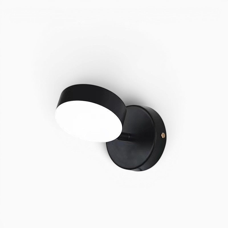 Applique murale LED Lumeoo pivotante noire au design minimaliste et moderne pour éclairage de chevet