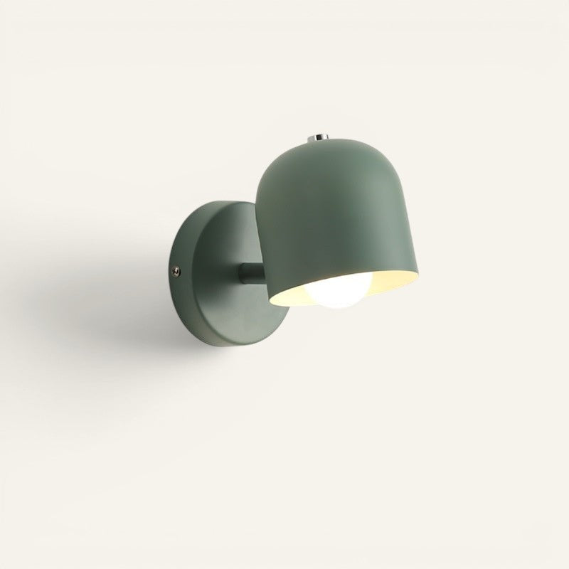 Applique murale Lumeoo Macarova vert sauge au design scandinave minimaliste avec éclairage LED chaleureux