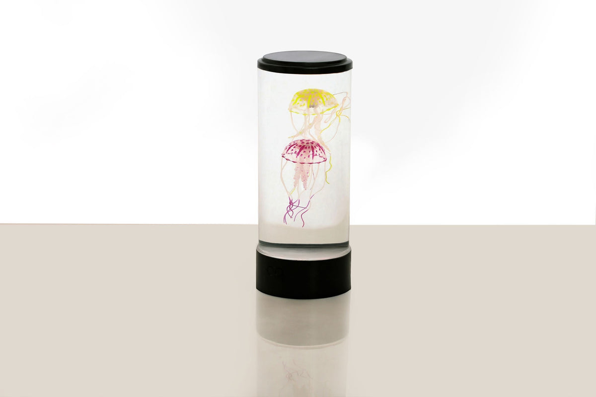 Lampe aquarium méduse Lumeoo LED rechargeable avec méduses flottantes colorées pour une ambiance apaisante