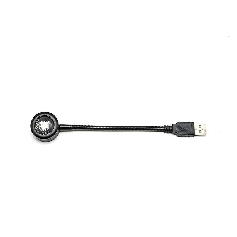 Lampe de projection coucher de soleil Lumeoo USB flexible noire pour une ambiance relaxante dans la chambre