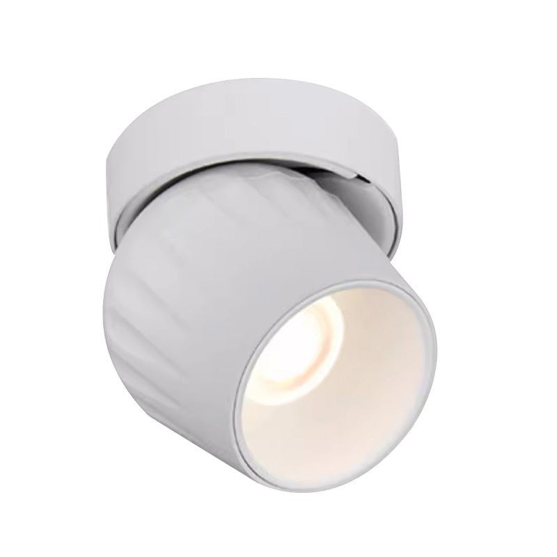 Plafonnier spot LED orientable blanc Lumeoo au design épuré pour un éclairage intérieur précis et moderne